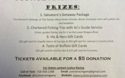 Justice Racing Raffle