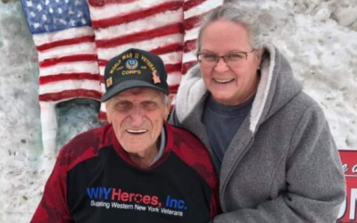 Ed Visits Eric Jones Ice Sculpture!